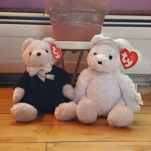 ty Bride & Groom Beanie Babies